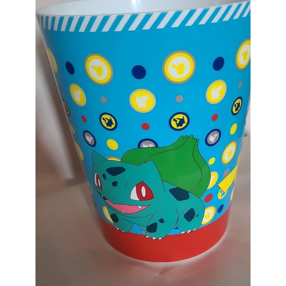 Pokemon Garbage Trash Pail Can Bin Pikachu Charmander Squirtle 2017 Nintendo